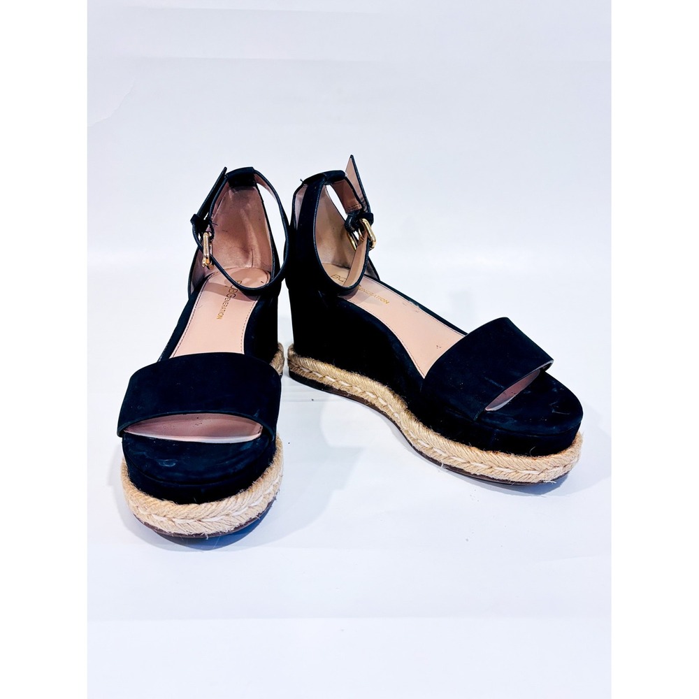 BCBGENERATION Black‎ platform sandals | Espadrille Summer Chic | Size 6